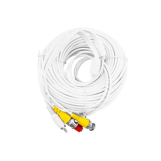 CÂBLE DE RALLONGE POUR CAMÉRA DE SURVEILLANCE 10 MÈTRES BNC ALIMENTATION RCA