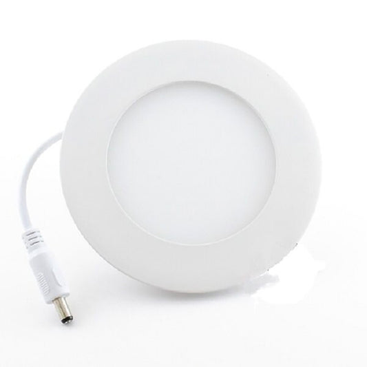 SPOT LED 6 W SLIM ROND ENCASTRABLE À RESSORT AVEC DRIVER LED BLANC 6400K PLAFOND
