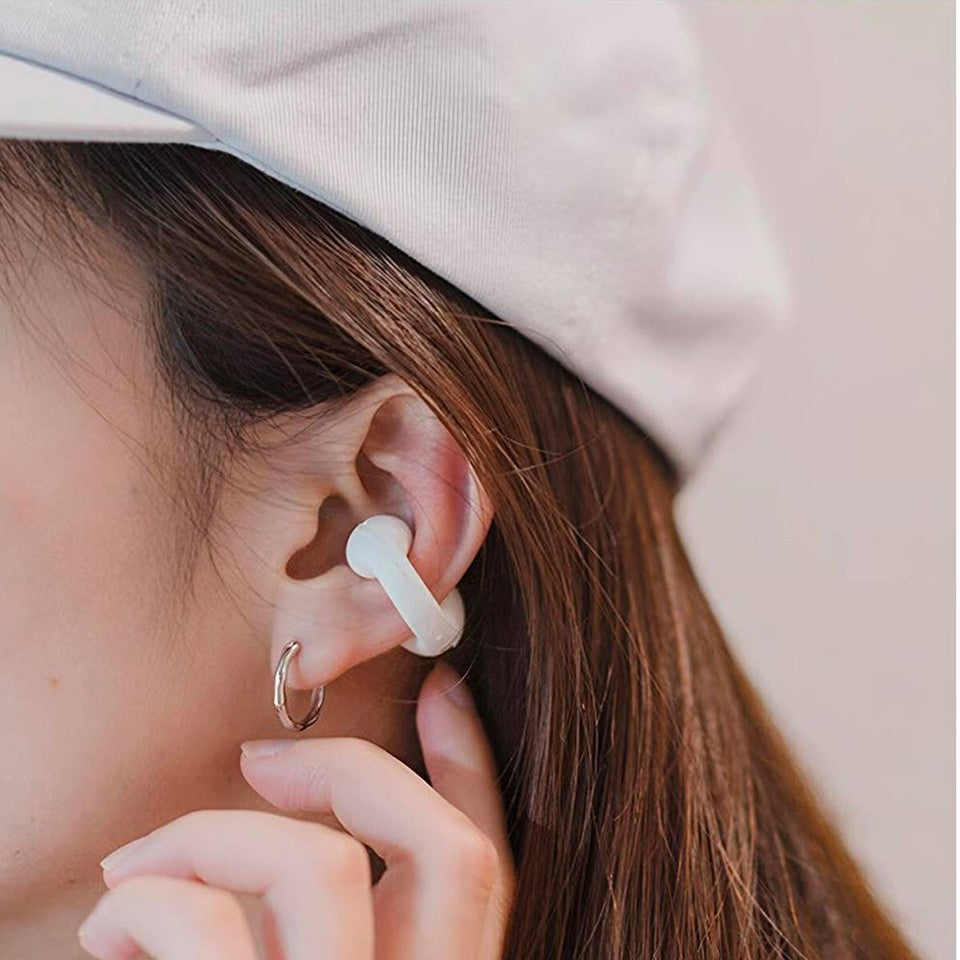 CUFFIE AURICOLARI BLUETOOTH 5.3 TWS ORECCHINO WIRELESS CLIP ORECCHIO SMATPHONE