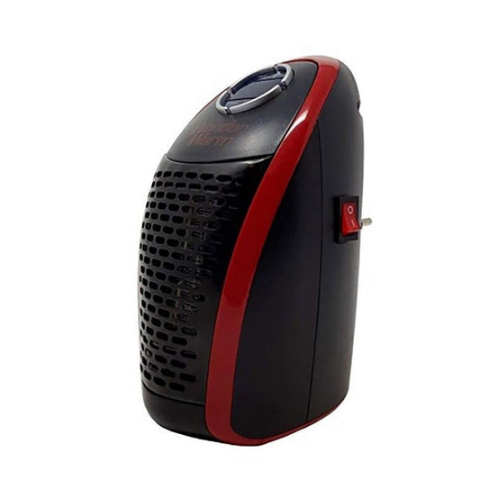RADIATEUR SOUFFLANT SALLE DE BAIN 500W ÉLECTRIQUE CHAUFFAGE POÊLE PORTABLE CÉRAMIQUE MINUTEUR