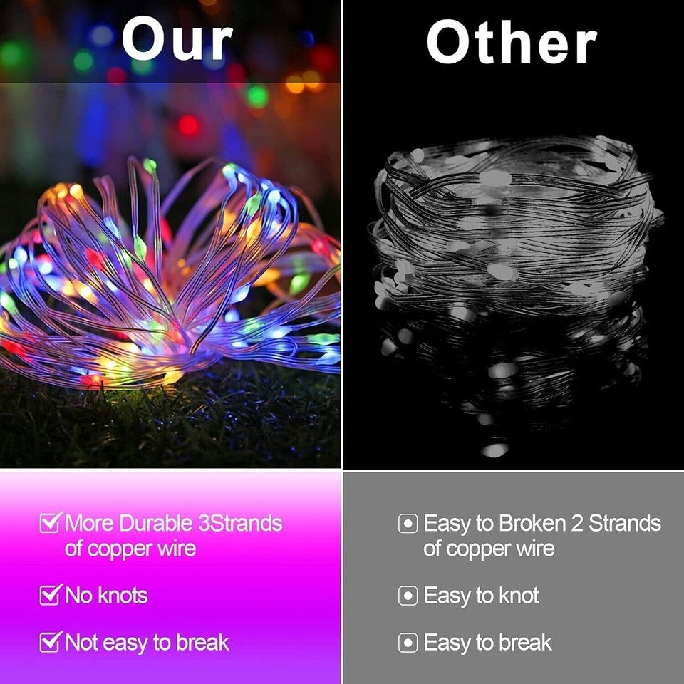 GUIRLANDE 300 LED 30M BLUETOOTH RGB SMART APP NOËL IP20 SAPIN
