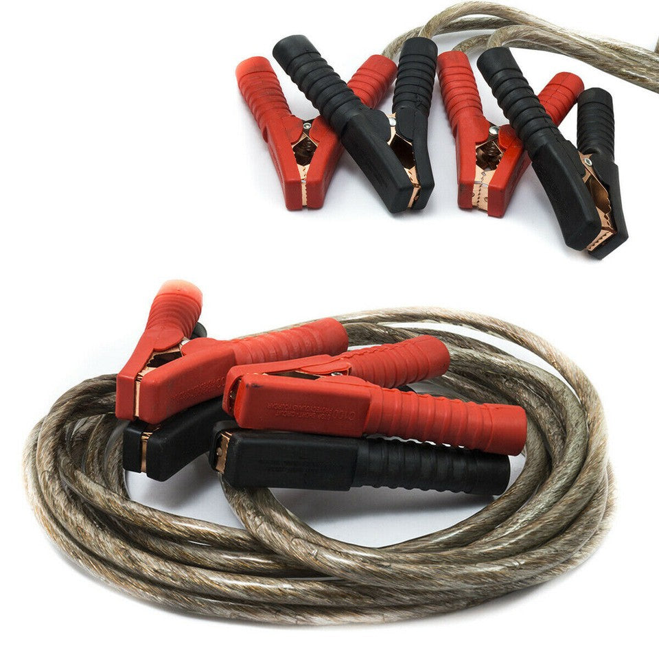 CAVI PINZA BIPOLARI COLLEGAMENTO BATTERIA ALIMENTAZIONE AUTO MOTO 3000 AMP 3 MT