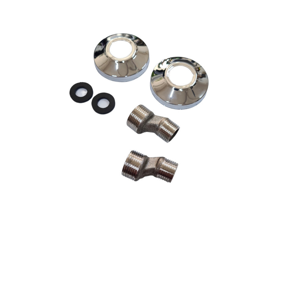 RUBINETTO MISCELATORE CROMATO CASA VASCA LAVABO LAVANDINO KIT MONTAGGIO 5033