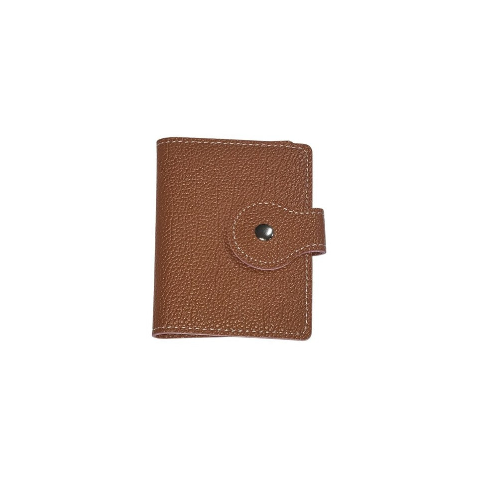 PORTEFEUILLE PORTE-CARTES CRÉDIT SIMILI CUIR SOUPLE 20 POCHES SLIM DOCUMENTS