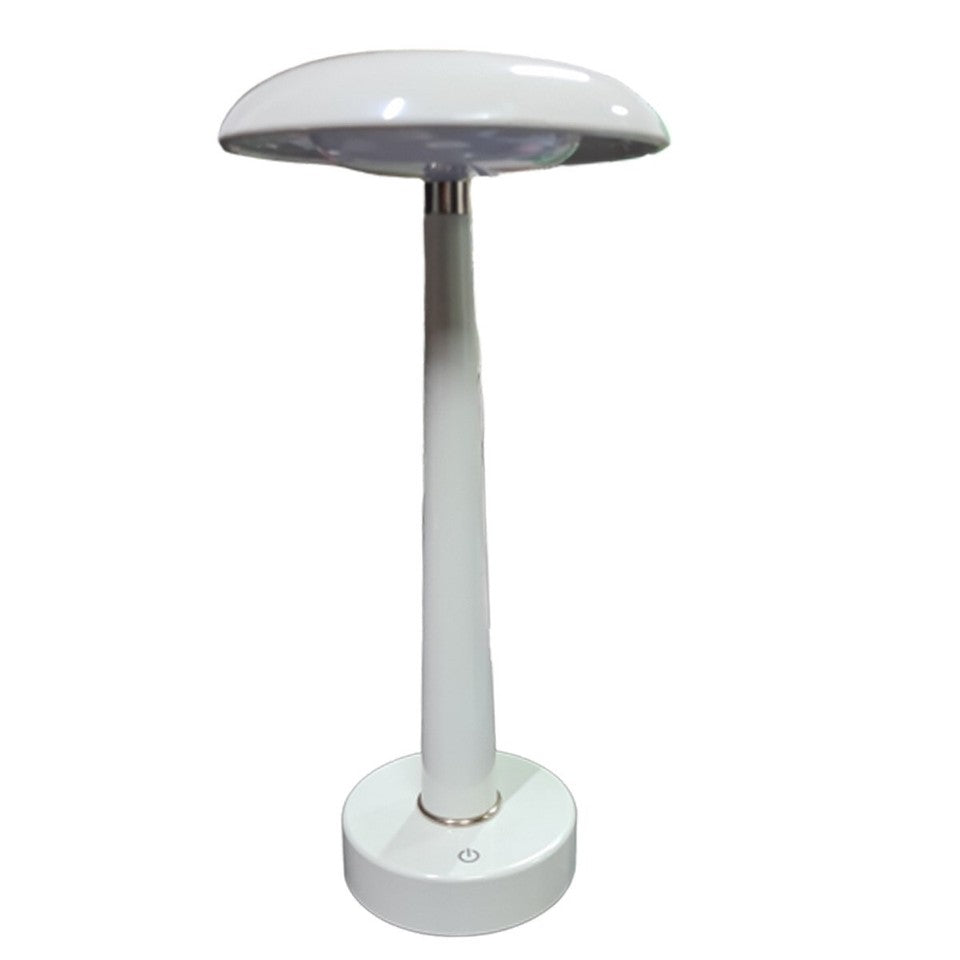 LAMPADA LUMINO DA TAVOLO TOUCH RICARICABILE USB LUCE LED BIANCA NATURALE HA-228