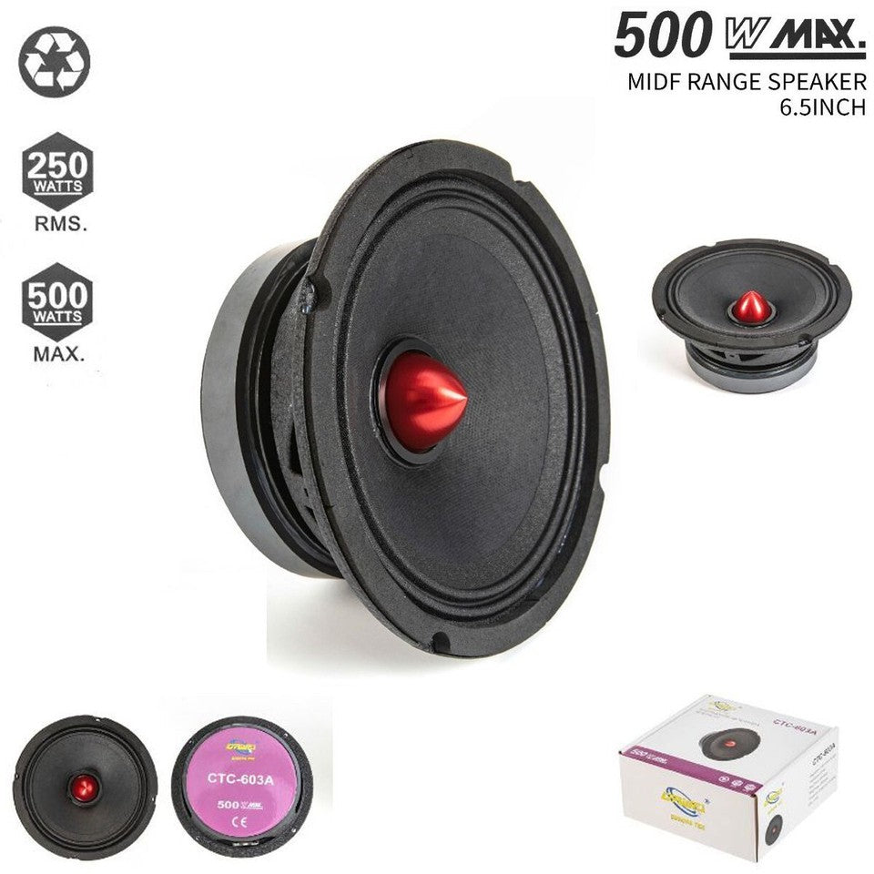 CAISSON DE BASSES PROFESSIONNEL BALLE HAUT-PARLEUR 16,5 CM 500W MAX ENCEINTE