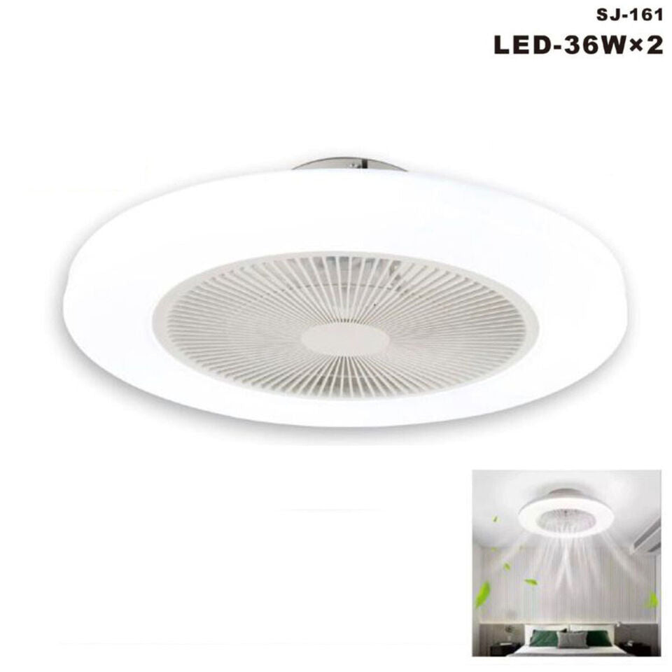VENTILATORE SOFFITTO LUCE LED BIANCO CALDO FREDDO PLAFONIERA LAMPADARIO SMART