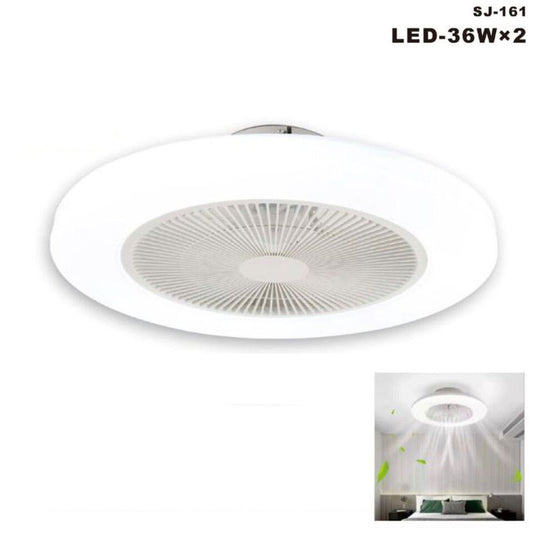 VENTILATORE SOFFITTO LUCE LED BIANCO CALDO FREDDO PLAFONIERA LAMPADARIO SMART