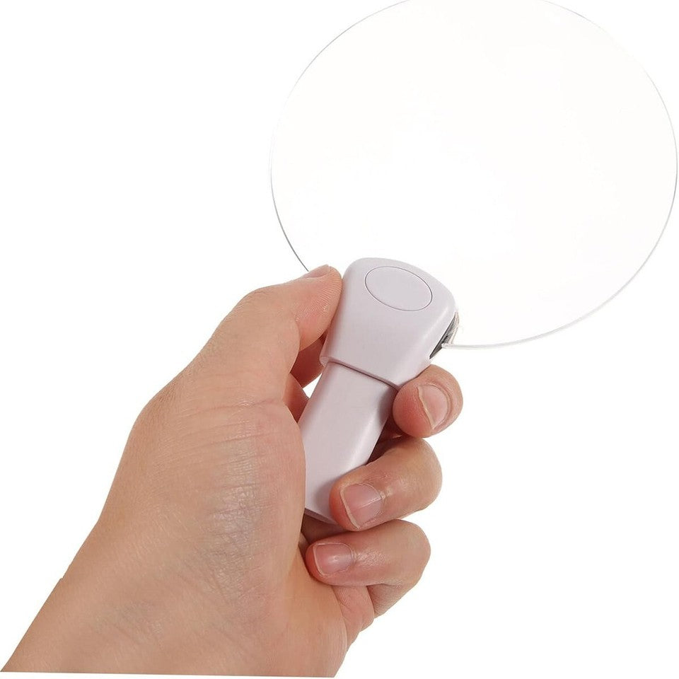 LENTE DI INGRANDIMENTO COLLO MANI LIBERE FLESSIBILE 5X REGOLABILE RICAMO BIANCA