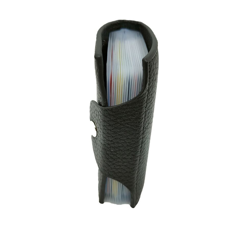 PORTAFOGLIO PORTA CARTE CREDITO SIMIL PELLE MORBIDA 20 TASCHE SLIM DOCUMENTI