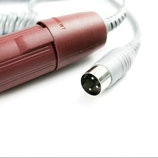 MANIPOLO FRESA PUNTA UNGHIE MANICURE PEDICURE RICAMBIO DENTISTA 3 PIN 40000 GIRI