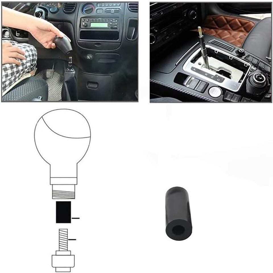 POMELLO NERO UNIVERSALE CAMBIO AUTO FURGONE ERGONOMICO ANTISCIVOLO CA-02997