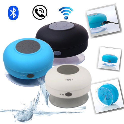 HAUT-PARLEUR BLUETOOTH ÉTANCHE À VENTOUSE AVEC MICROPHONE