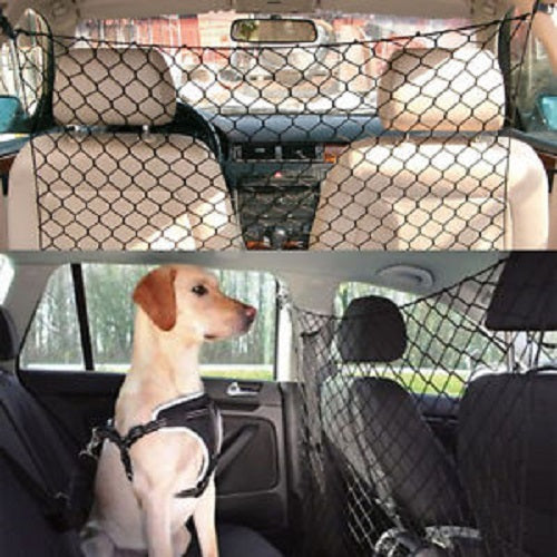 CLOISON EN FILET ÉLASTIQUE POUR VOITURE CAMPING-CAR SUV TRANSPORT CHIENS ET CHATS ANIMAUX