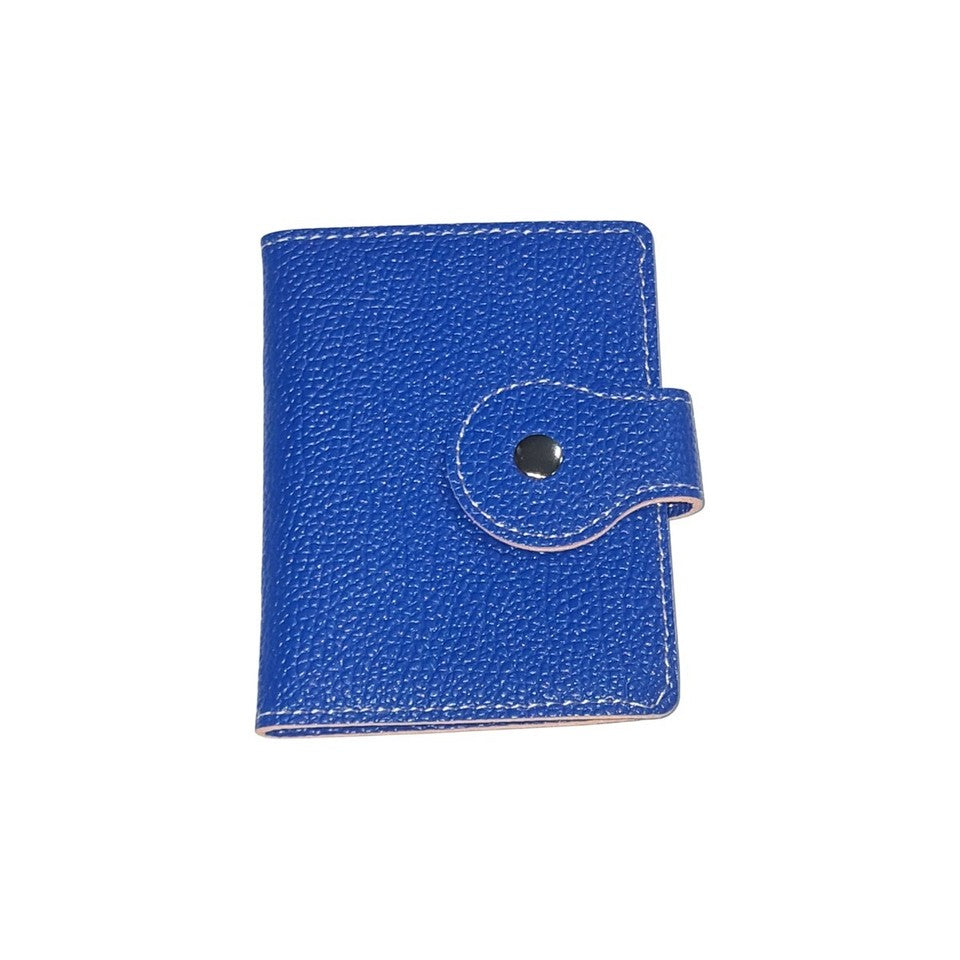 PORTEFEUILLE PORTE-CARTES CRÉDIT SIMILI CUIR SOUPLE 20 POCHES SLIM DOCUMENTS