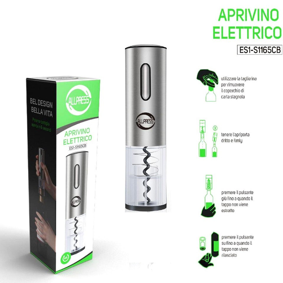 TIRE-BOUCHON ÉLECTRIQUE SANS FIL AUTOMATIQUE À BATTERIE POUR VIN DE TABLE