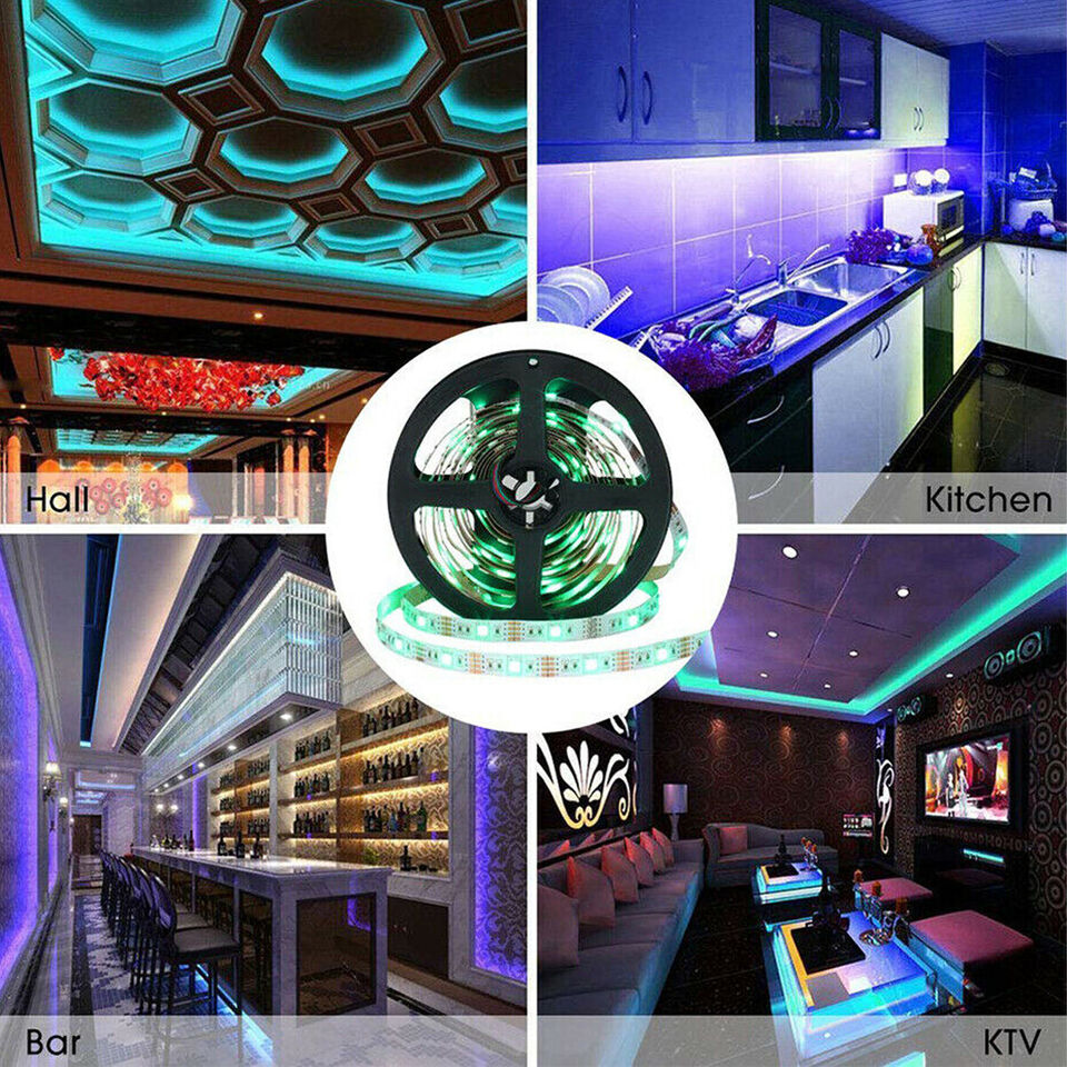 STRISCIA LED ADESIVA LUCE RGB RETROILLUMINAZIONE TV USB 2 MT FLESSIBILE TE-B0309