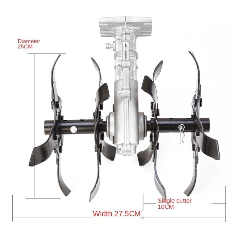 GRUPPO ZAPPETTE DECESPUGLIATORE MOTOZAPPA FRESA INGRANAGGIO ZAPPE 9 DENTI Ø26 MM