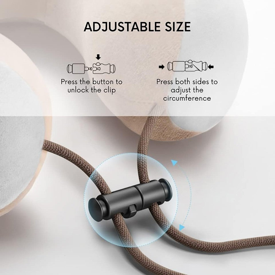 CUSCINO MASSAGGIATORE CERVICALE COLLO PORTATILE DA VIAGGIO AUTO RICARICABILE USB