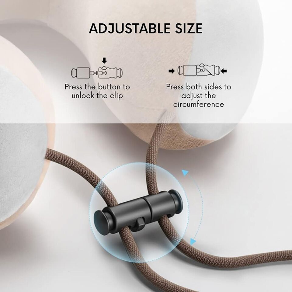 CUSCINO MASSAGGIATORE CERVICALE COLLO PORTATILE DA VIAGGIO AUTO RICARICABILE USB