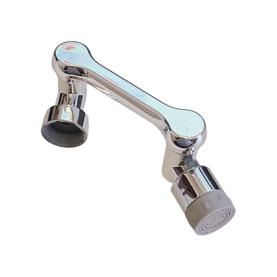 ROBINET PROLONGATEUR LAVABO MOUSSEUR AÉRATEUR BAIN ROTATIF BRAS PIVOTANT 180