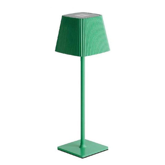 LAMPADA TAVOLO TOUCH LED MODERNA RICARICABILE BAR HOTEL RISTORANTE VERDE ML-G06