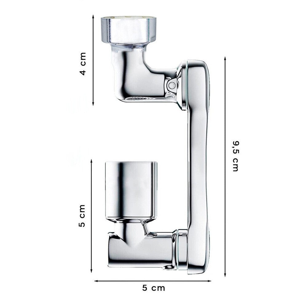RUBINETTO PROLUNGA LAVABO ROMPIGETTO AREATORE BAGNO ROTANTE BRACCIO GIREVOLE 180