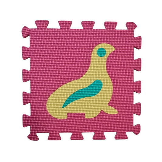 10 TAPPETINO TAPPETO PUZZLE CON ANIMALI COLORATI GIOCO BAMBINO 29CM GOMMA EVA