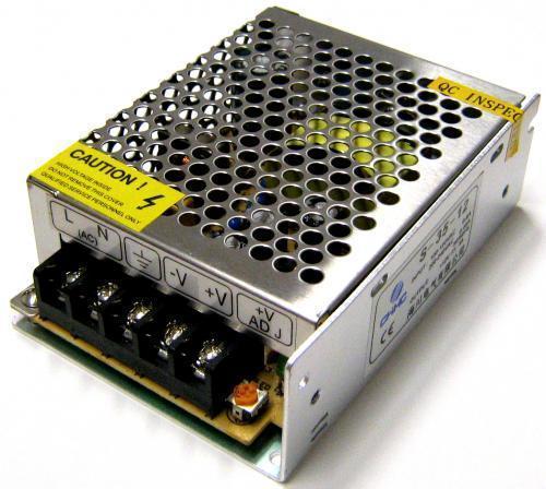ALIMENTATORE TRASFORMATORE STABILIZZATO SWITCH TRIMMER 220V-12V 3,5 A AMPERE