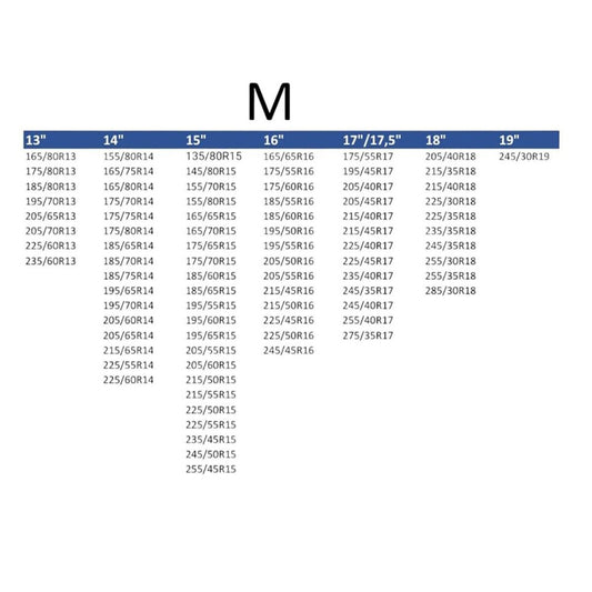 CALZA NEVE OMOLOGATE ITALIA EN 16662-1 2 CALZE TESSILI PNEUMATICI AUTO TAGLIA M