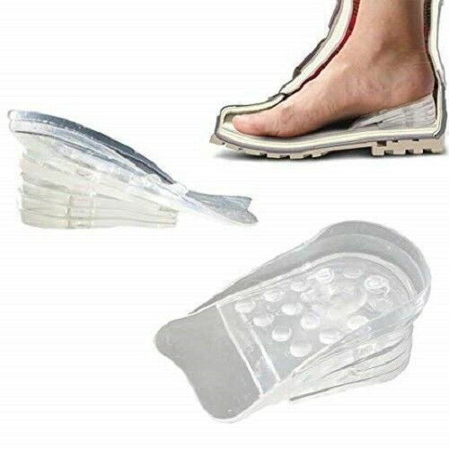 TALONNETTE EN SILICONE SEMELLE INTÉRIEURE 3,5 CM INVISIBLE HAUSSEUR DE TALON POUR CHAUSSURES