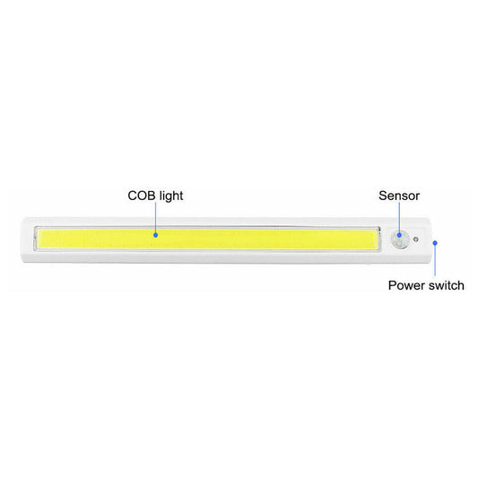 LUCE LED COB ARMADIO CUCINA SENSORE MOVIMENTO MAGNETICO LAMPADA NOTTURNA
