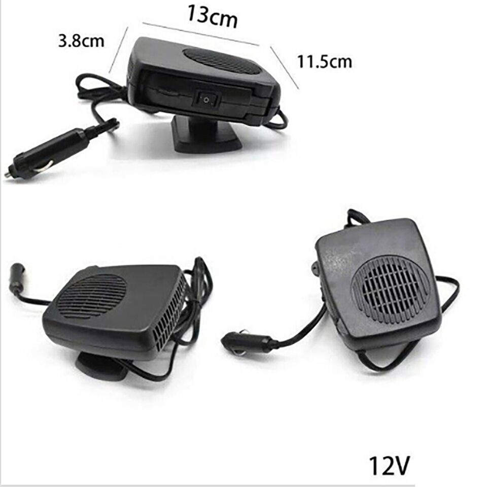 RISCALDATORE TERMOVENTILATORE AUTO SCALDINO SBRINATORE 12V STUFA FURGONE 200W