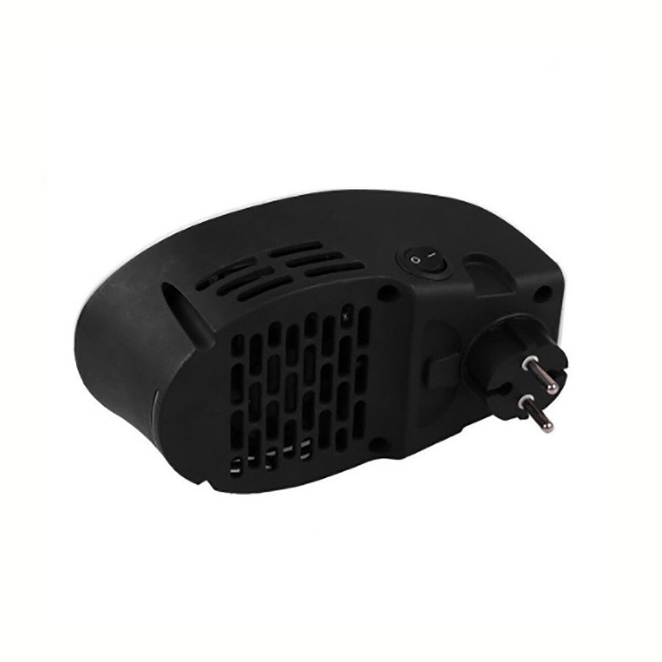 TERMOVENTILATORE MINI STUFA STUFETTA ELETTRICO 500W TIMER A PARETE SENZA FILO