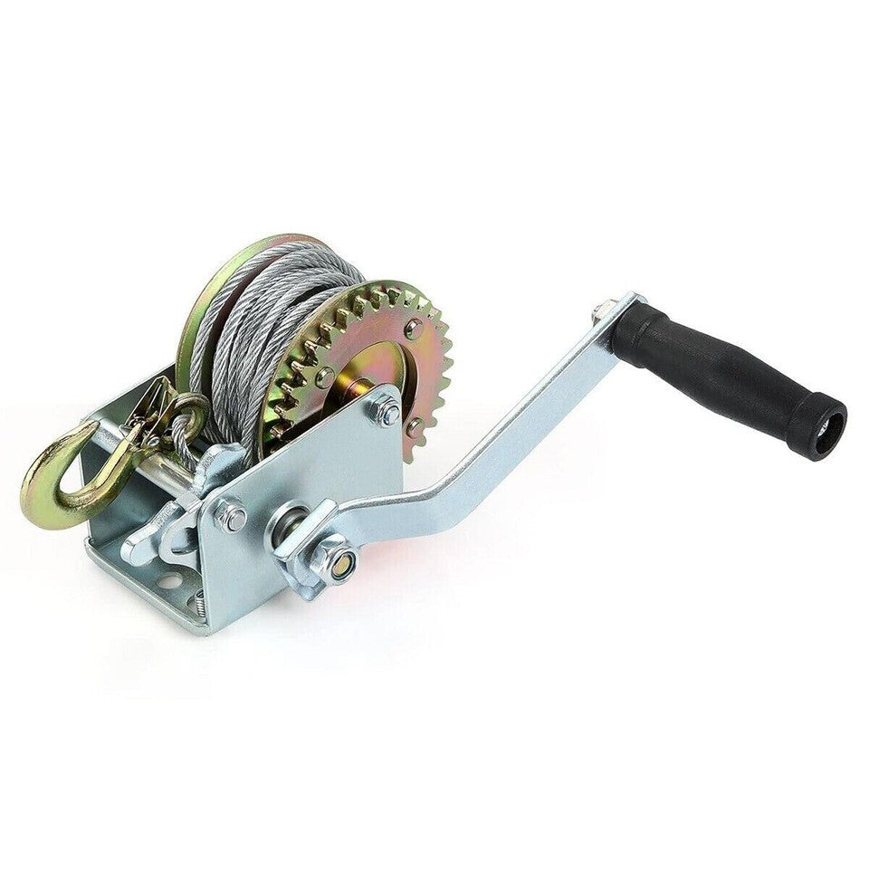 PARANCO MONTACARICHI VERRICELLO GANCIO MANUALE ARGANO 1600 LBS CAVO ACCIAIO