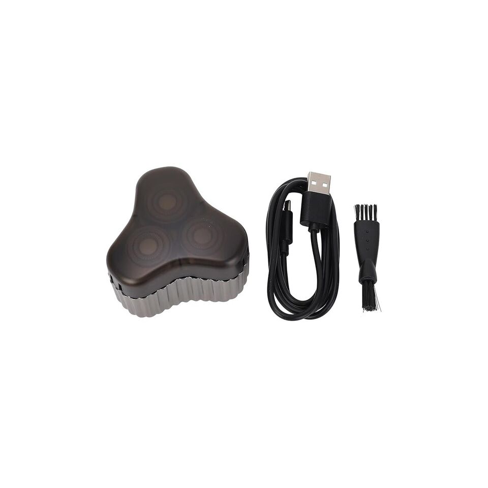 MINI RASOIO ELETTRICO RICARICABILE BARBA USB PORTATILE UOMO TESTINA SK-371