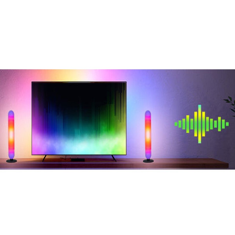 LAMPADA ATMOSFERA LUCE LED RGB DA GIOCO BARRA PC TV CAMERA SMART AMBIENTE CASA