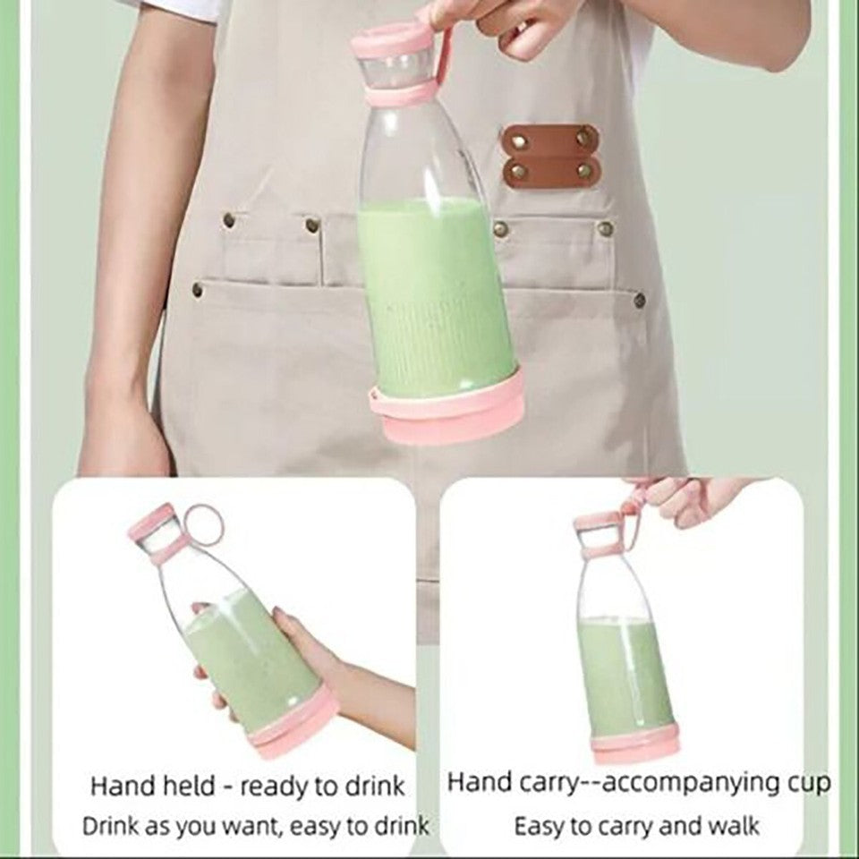 MINI MIXEUR PORTABLE USB DE VOYAGE JUS DE FRUITS SMOOTHIES 420ML