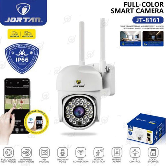 TELECAMERA WIFI IP MOTORIZZATA 2 ANTENNE 1080P CAMERA VISIONE NOTTURNA JT-8161