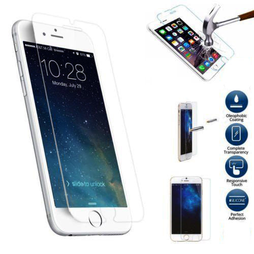 FILM INCASSABLE EN VERRE TREMPÉ DE PROTECTION D'ÉCRAN COMPATIBLE POUR IPHONE 7