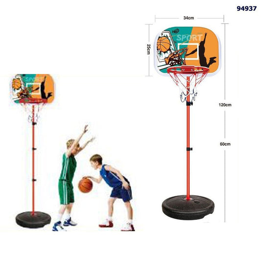 CANESTRO BASKET ALTEZZA REGOLABILE CON TABELLONE E PALLA PER BAMBINI SMALL 94937
