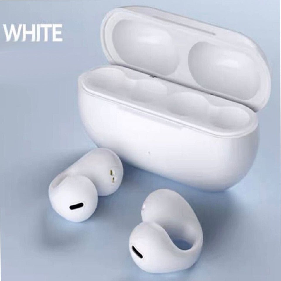 CUFFIE AURICOLARI BLUETOOTH 5.3 TWS ORECCHINO WIRELESS CLIP ORECCHIO SMATPHONE