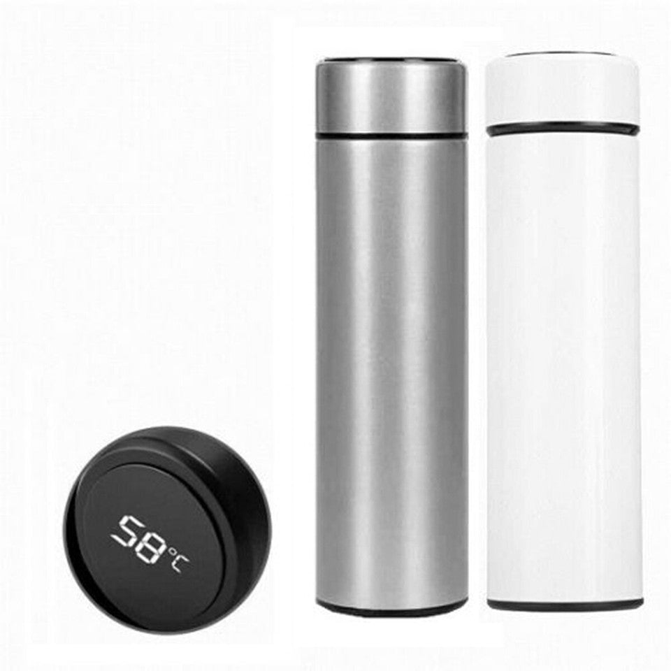 BOUTEILLE AFFICHAGE TACTILE EAU CHAUDE FROIDE INTELLIGENTE ACIER INOXYDABLE THERMOS