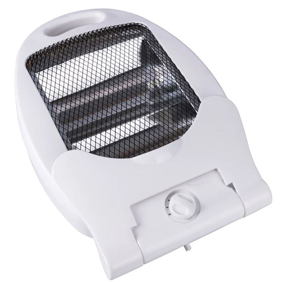 KOOPER THERMO STUFA ELETTRICA AL QUARZO A 2 ELEMENTI 400/800W STUFETTA ALOGENA